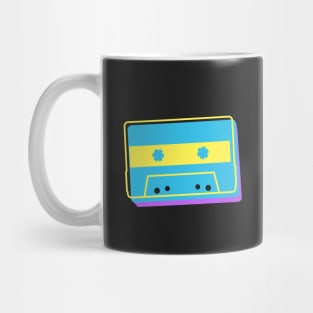 Retro 90s Aesthetic Vaporwave Cassette Mug